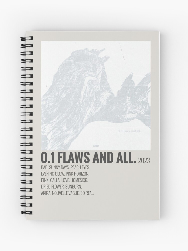 wave to earth 0.1 flaws and all. album  Spiral Notebook for Sale by  kayy-r28