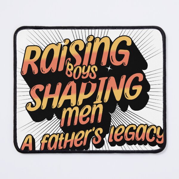 Item preview, Raising Boys Shaping Men designed and sold by WoodsProDesigns.