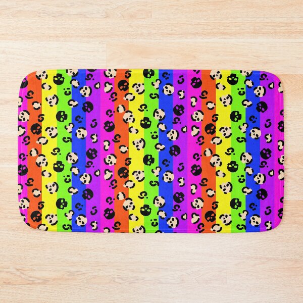 Item preview, Neon Rainbow Skull Leopard Print designed and sold by 01rleary83.