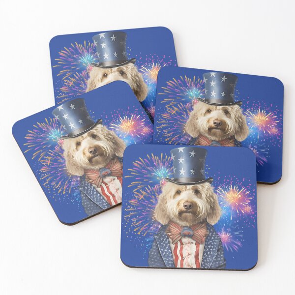 Item preview, Goldendoodle Dandy designed and sold by lunarhalomedia.