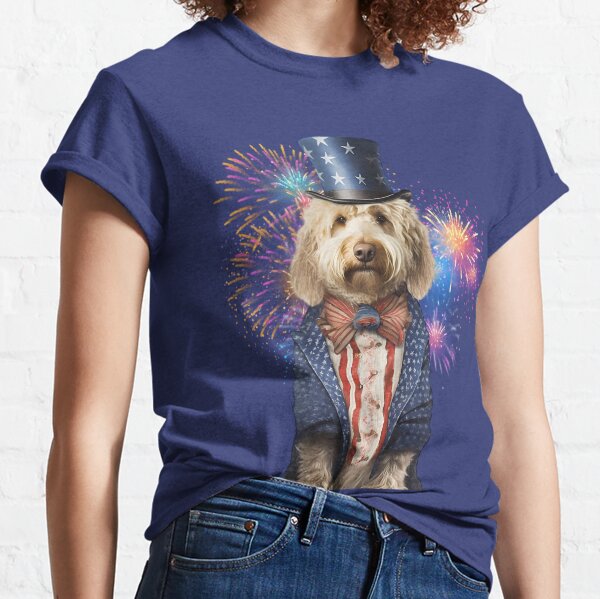 Yankee Doodle Dandy Chicago Unisex Retro T-Shirt Heather Royal / S