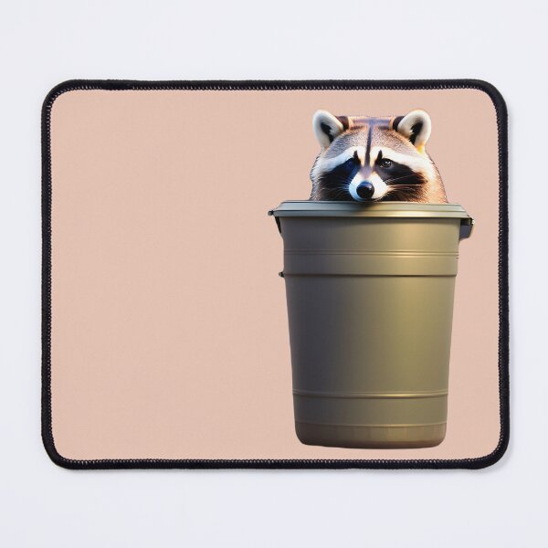 Item preview, Raccoon in garbage - Raccoon i trash can designed and sold by Slepy13.