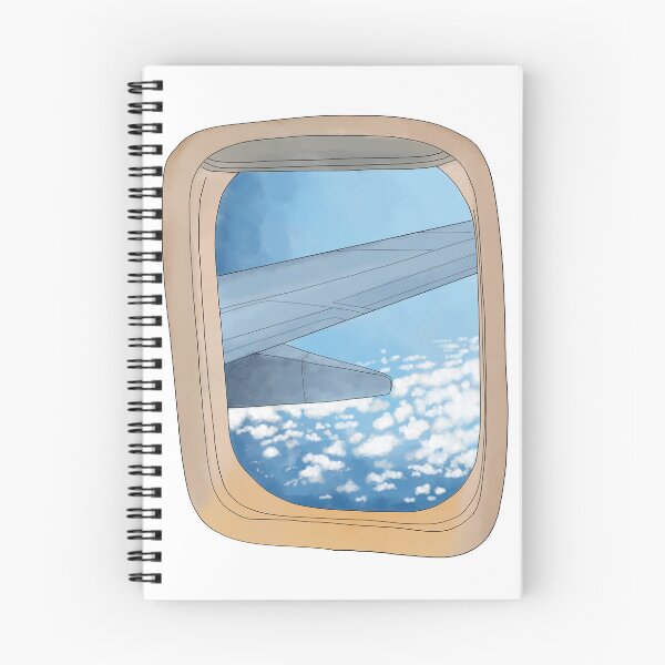 Artikelvorschau, Blick aus dem Flugzeugfenster entworfen und verkauft von KAT TEGS DESIGNS.