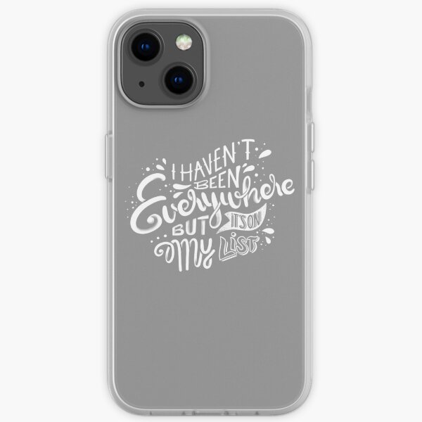 I haven't been everywhere but it's on my list - Calligraphic hand writing iPhone Soft Case