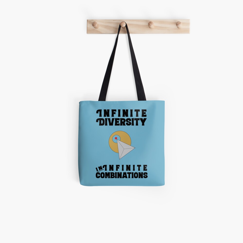 Infinite Diversity in Infinite Combinations Tote Bag