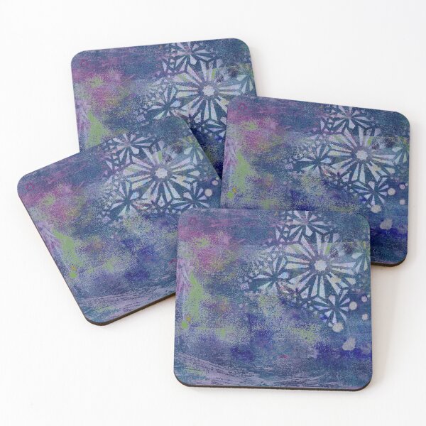 Item preview, Abstract in Blue with Flower designed and sold by LiszaB.