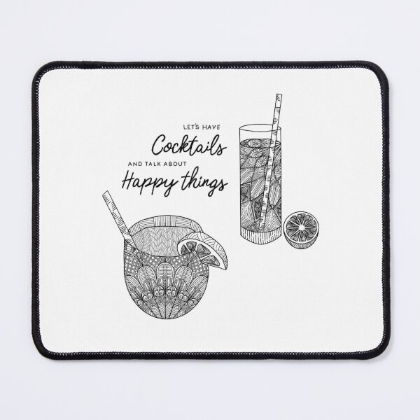 Item preview, Cocktails and Happy Things designed and sold by Zen's Doodles.