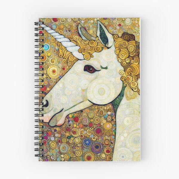 Item preview, Gustav Klimt style Unicorn designed and sold by NeffeliesStuff.