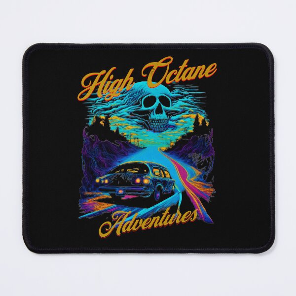 Item preview, High Octane Adventures Skull Car Racing Travel Outdoors Highway Speed Fast Car Guy Street Racer designed and sold by CarantinedChaos.