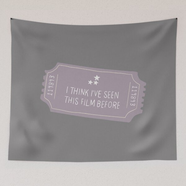 Item preview, seen this film before | Home Decor Merch Fandom Small Support | HECKINFAROUT  designed and sold by Two Otters Co.