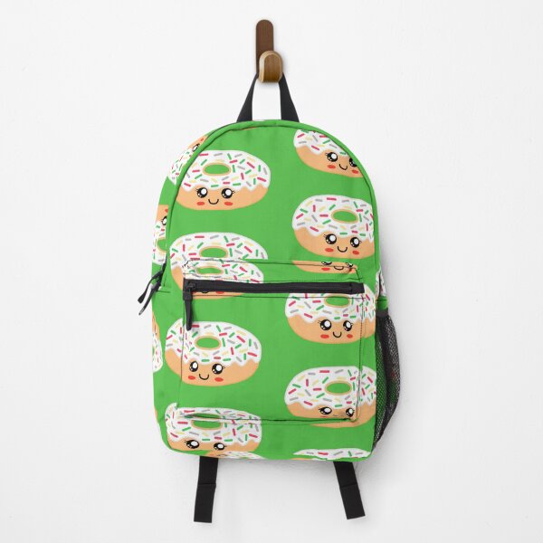 Item preview, Cute Christmas donut-green background designed and sold by charmednight.