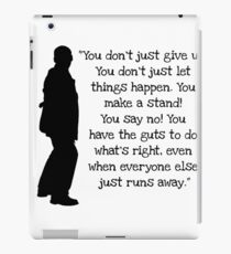 Doctor who 9th Doctor Quote iPad Case/Skin