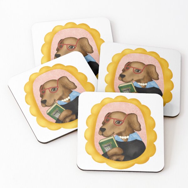Item preview, Accountant Golden Retriever Dog designed and sold by giaowilliams.