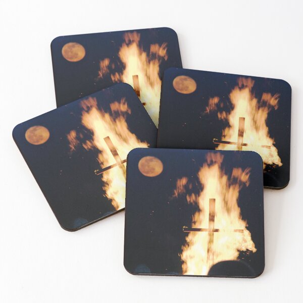 Item preview, The Bonfire, The Cross, and The Red Full Moon designed and sold by EpicVistas.