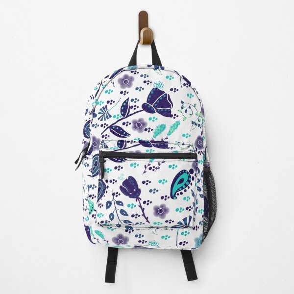 Artikelvorschau, Paisley Flowers teal entworfen und verkauft von Artful Things.