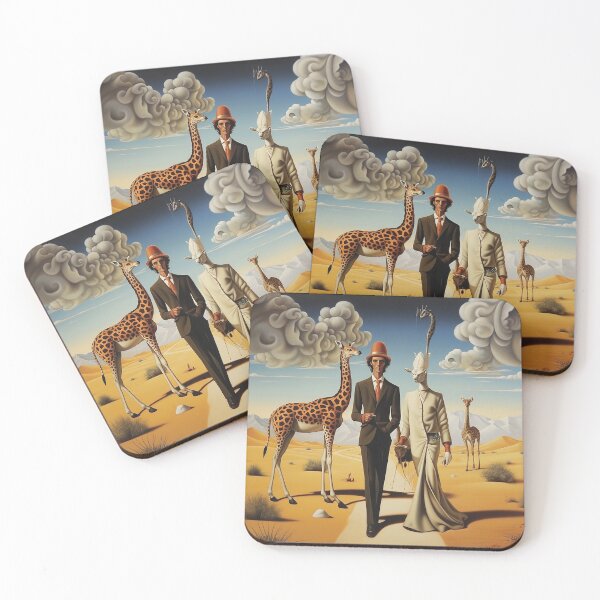 Item preview, Surrealistic Giraffe Dali Inspired ART designed and sold by PoorBoyJohnny.