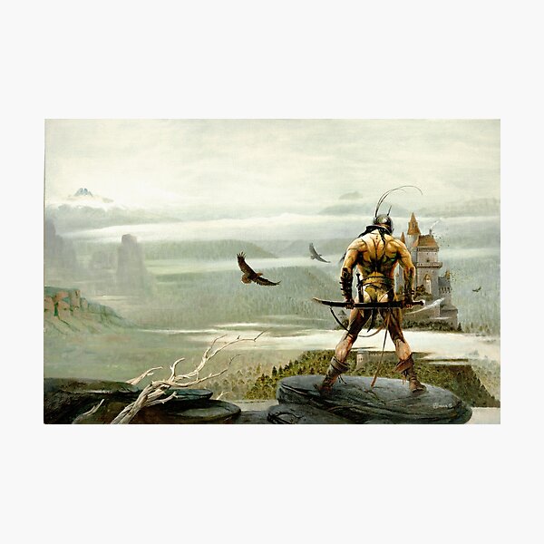 Item preview, Enter the Hero by Chris Achilleos designed and sold by House of Achilleos.