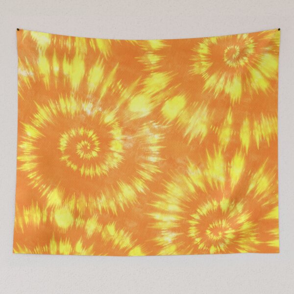 Item preview, Good Vibes Sun Spirals Tie Dye designed and sold by PrettyPixel0.