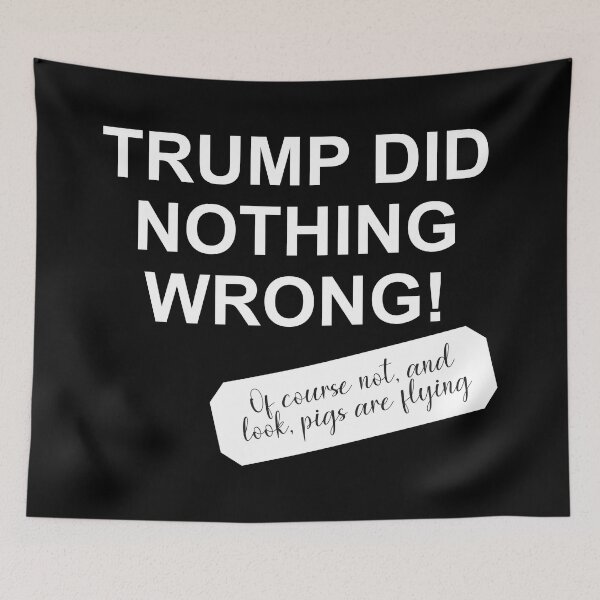 Item preview, Trump did nothing wrong white designed and sold by Politics-Corner.