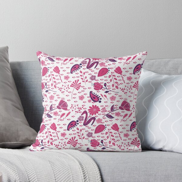 Artikelvorschau,  Paisley Flowers pink entworfen und verkauft von Artful Things.