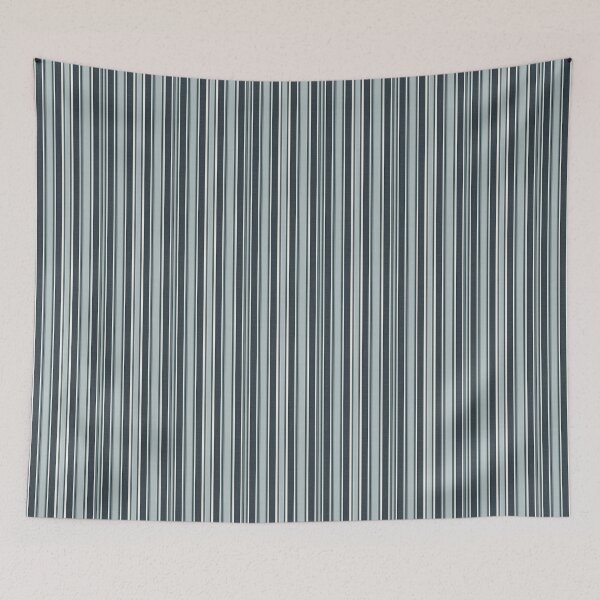 Item preview, Shades of Blue Vertical Thin Grandad Stripes designed and sold by SamJanner.