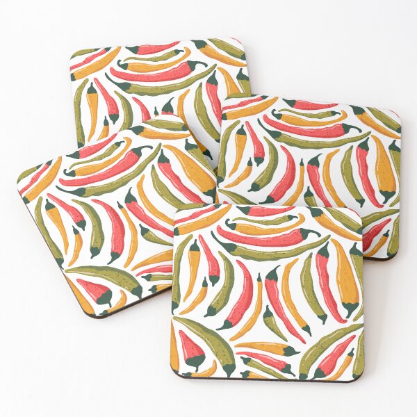 Item preview, "Farm Fresh Peppers" - A Colorful Collection of Chili, Jalapeno, and Banana Peppers for Farmer's Market Lovers designed and sold by maddydoodlesoup.