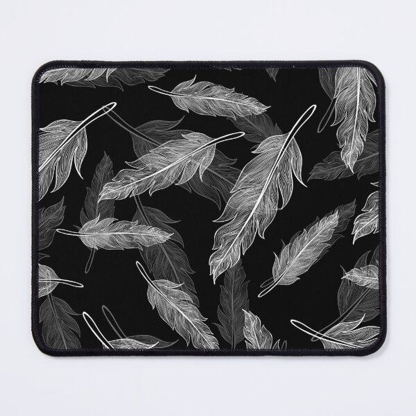Item preview, Black and white feathers pattern  designed and sold by SIR13.
