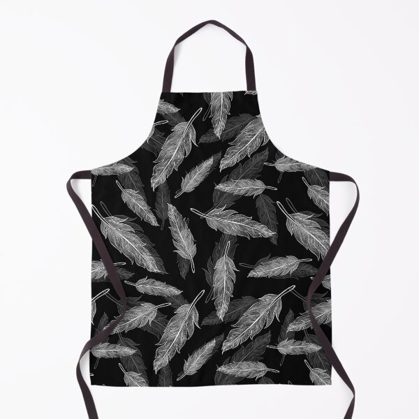 Item preview, Black and white feathers pattern designed and sold by SIR13.