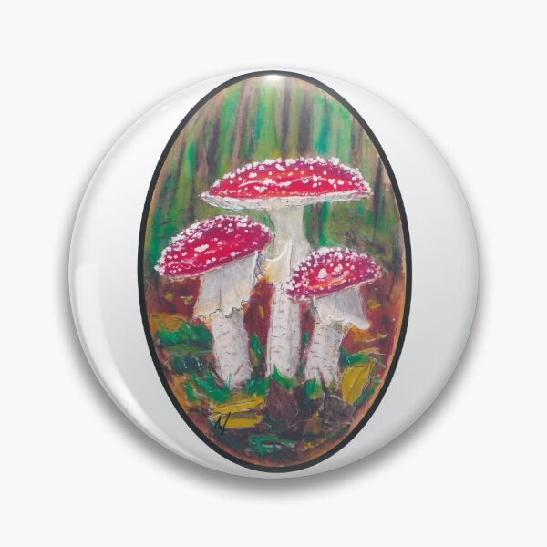 Item preview,  Fungi Fantasia Amanita Muscaria Original Watercolor designed and sold by JasminesArtLoft.