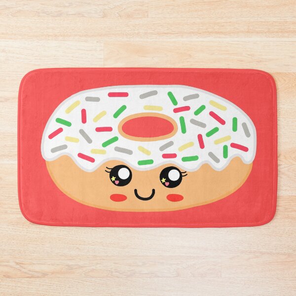 Item preview, Cute Christmas donut-red background designed and sold by charmednight.