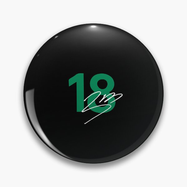 Aperçu de l'œuvre Numéro de Lance Stroll et signature sombre (Francesco) créée et vendue par ff1merch ..
