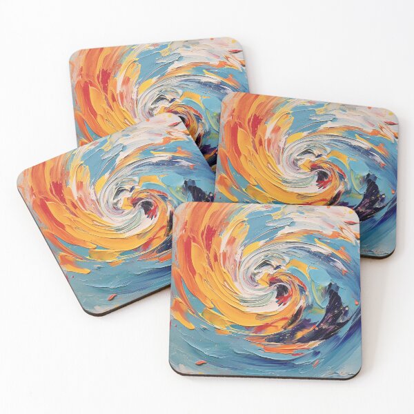 Item preview, Kaleidoscope - Abstract Expressionistic Acrylic Painting designed and sold by MuseOfMilo.