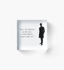 Doctor Who 11th Doctor Quote Acrylic Block