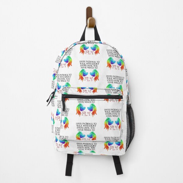 Item preview, Have Patience To Walk With Short Steps Until You Have Wings To Fly designed and sold by Rainbow-Nation.