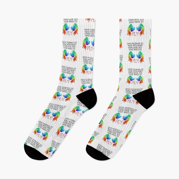 Item preview, Have Patience To Walk With Short Steps Until You Have Wings To Fly designed and sold by Rainbow-Nation.