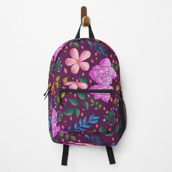 Artikelvorschau, Flowers and ferns purple entworfen und verkauft von Artful Things.