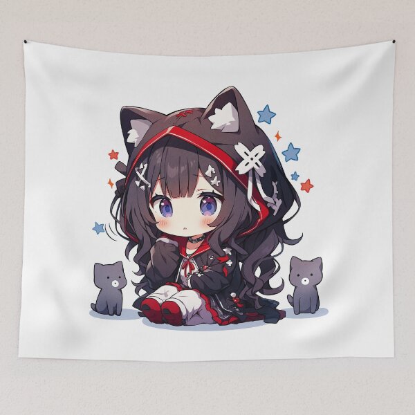 Item preview, Timid Trickster designed and sold by Chibi Cat Art Corner.