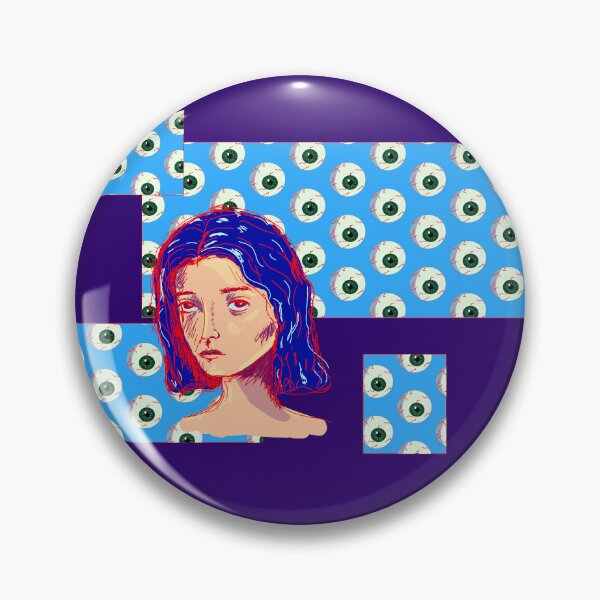 Aperçu de l'œuvre La fille aux cheveux bleus créée et vendue par THENADAs.