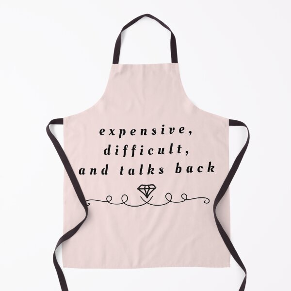 Item preview, Expensive Difficult Talks Back Sarcastic Handwritten Calligraphy Script For Her designed and sold by CapturedByeJ.