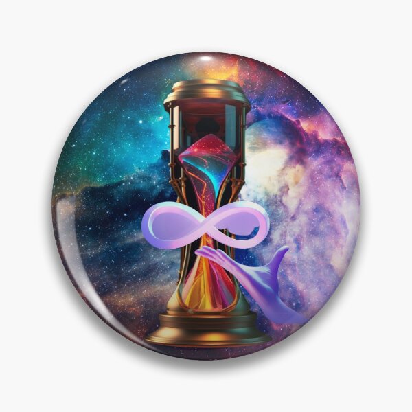 Item preview, Neon Space Hourglass: Capturing Infinity within Time designed and sold by RIAiCreations.