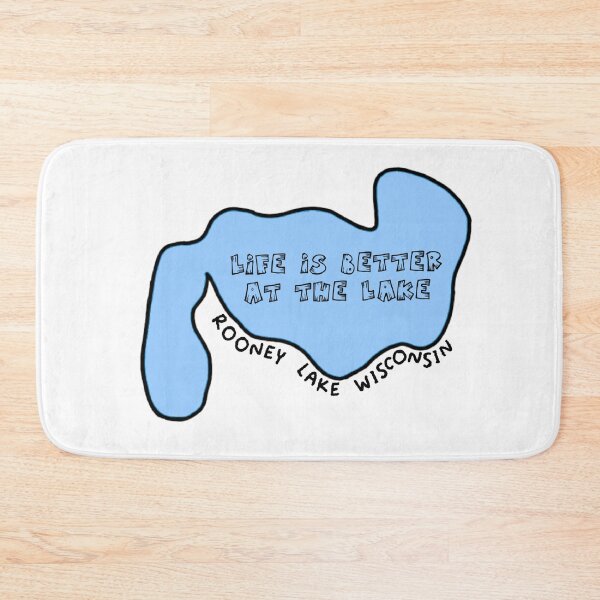 Item preview, life is better at the lake (Rooney Lake outline)  designed and sold by BakerShaker04.