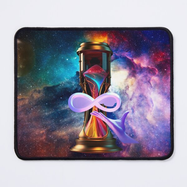 Item preview, Neon Space Hourglass: Capturing Infinity within Time designed and sold by RIAiCreations.