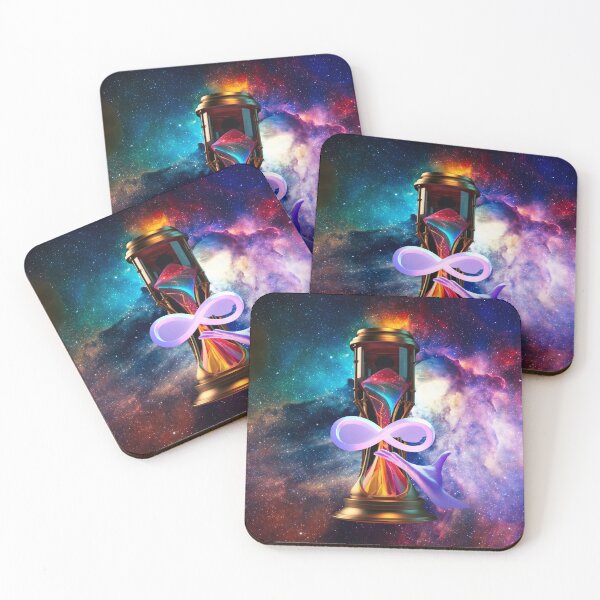 Item preview, Neon Space Hourglass: Capturing Infinity within Time designed and sold by RIAiCreations.