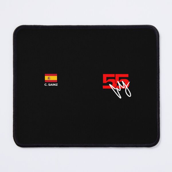 Item preview, Carlos Sainz flag, number and signature dark (Francesco) designed and sold by ff1merch ..