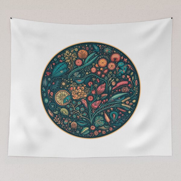 Item preview, A Microscopic World Teeming With Organisms and Intricate Patterns - Unseen Beauty designed and sold by AlanPhotoArt.