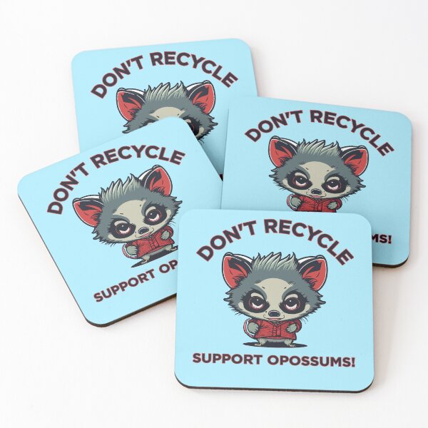 Item preview, Trashcanimals - Recycling - Opossum  designed and sold by brindled.