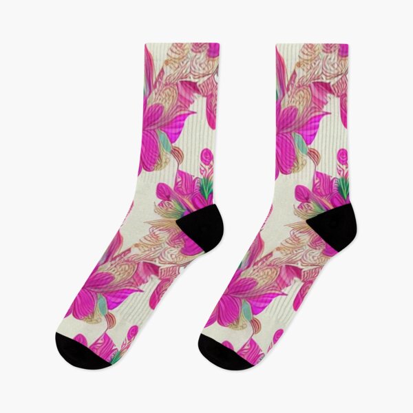 Item preview, Abstract Exotic Pink Floral Pattern designed and sold by calibrit.