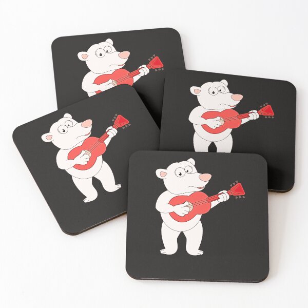 Item preview, Animal Playing Instrument Polar Bear Plays The Guitar designed and sold by ELOgift.