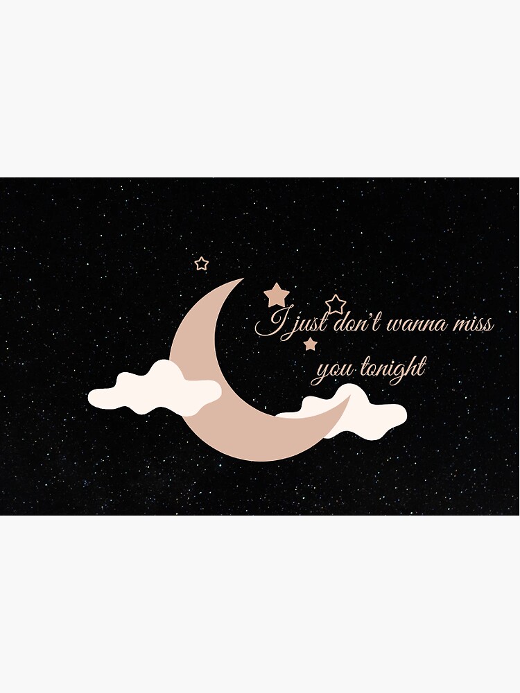 No quiero extrañarte esta noche Goo Goo Dolls Pegatina