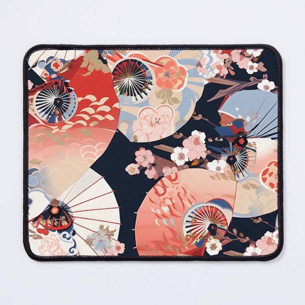 Item preview, Kimono Print Fans in flight designed and sold by BopBopShop.